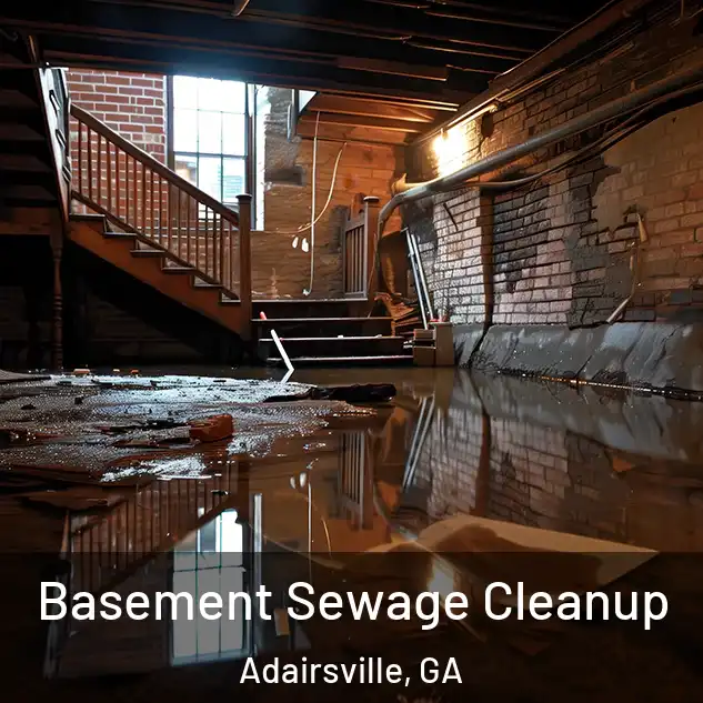  Basement Sewage Cleanup Adairsville, GA